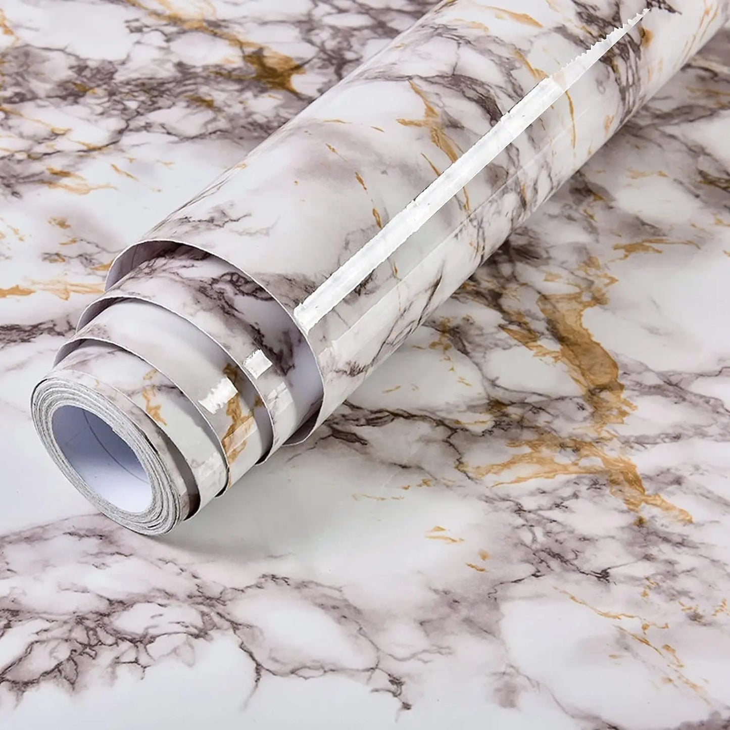 Premium Self Adhesive Marble Vinyl Wallpaper And Waterproof Contact Paper