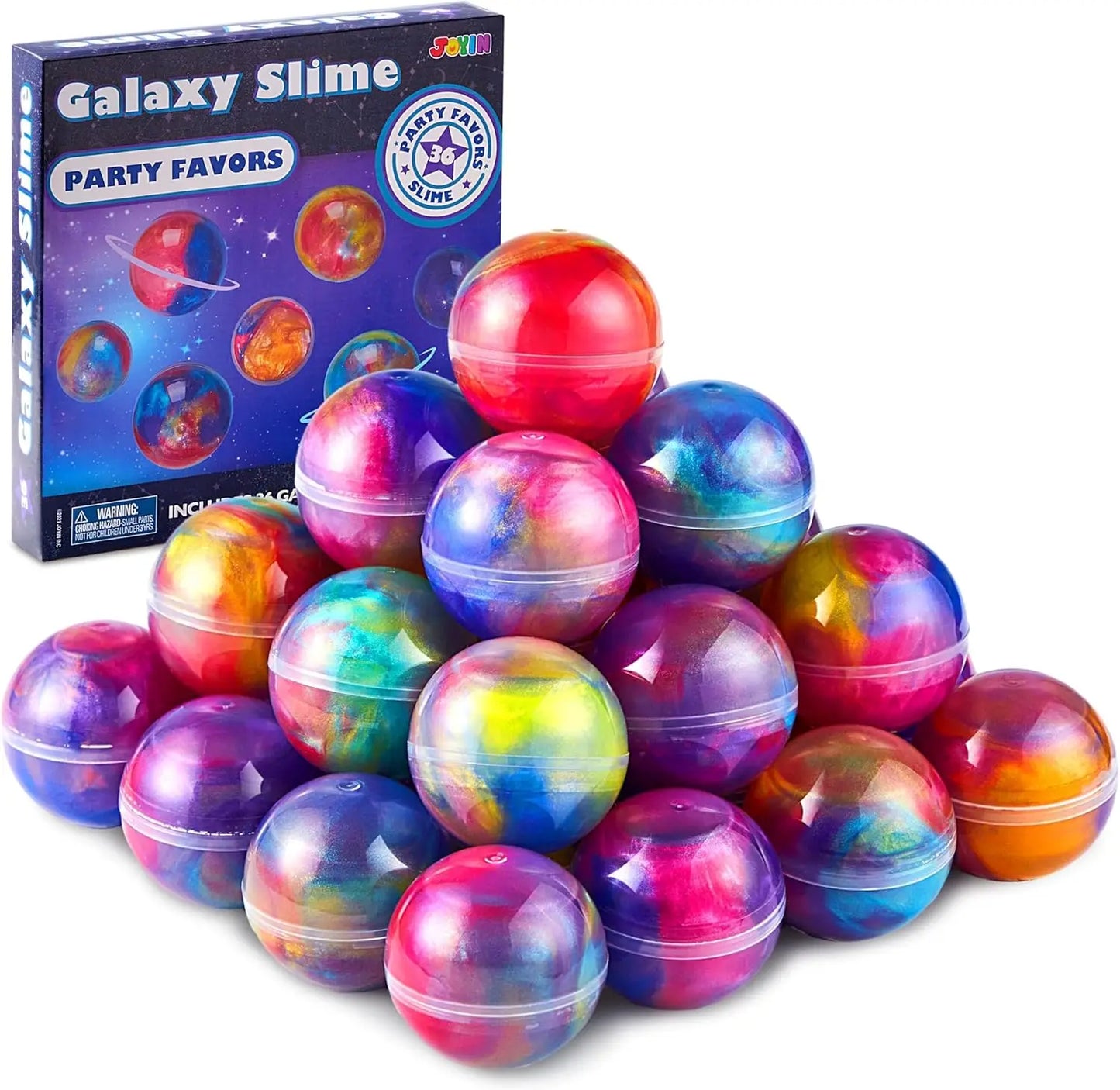 Joyfy Fun Galaxy Slime Cups Stretchy Classroom Party Favors