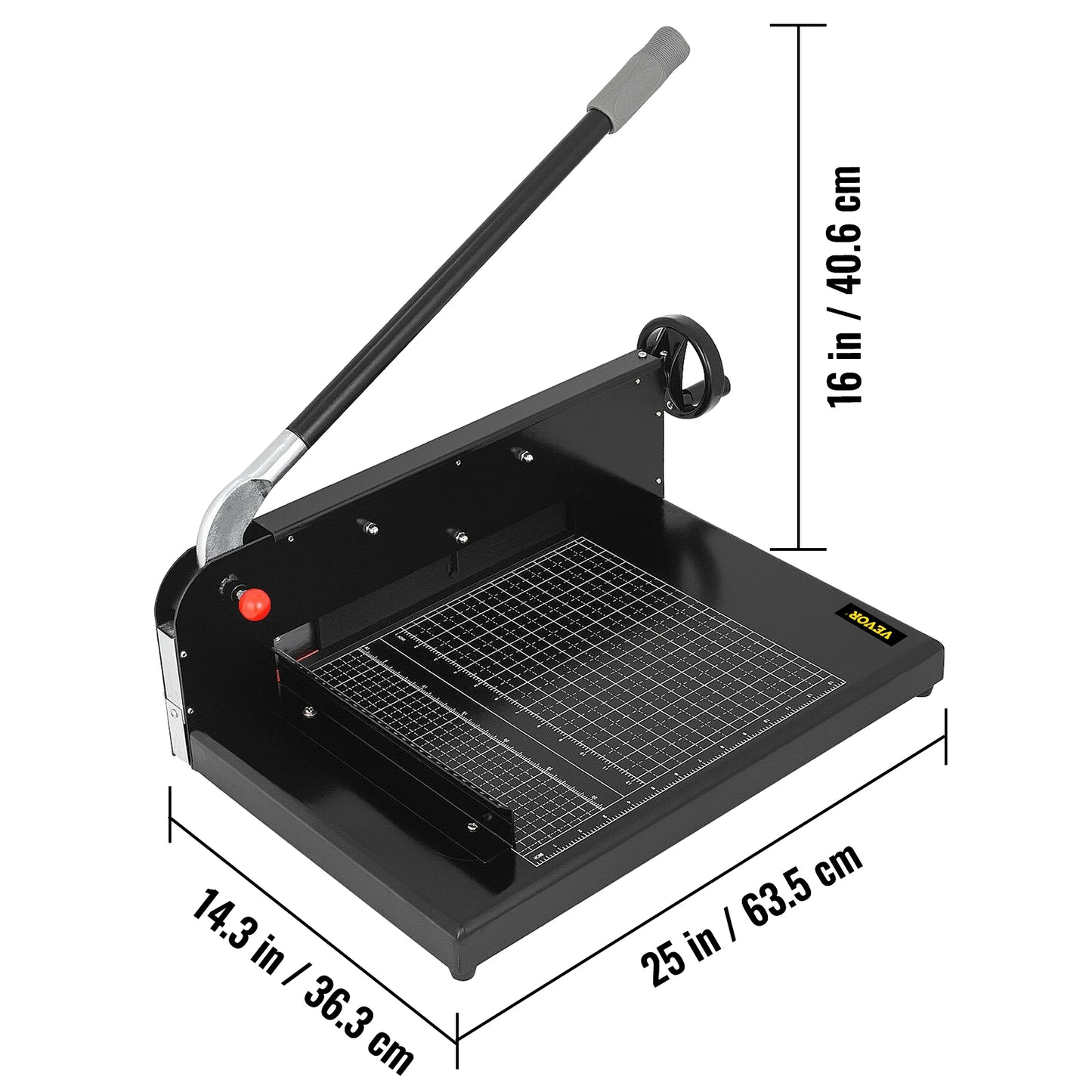 Manual Paper Cutter Guillotine Trimmer Heavy Duty 300 Sheets