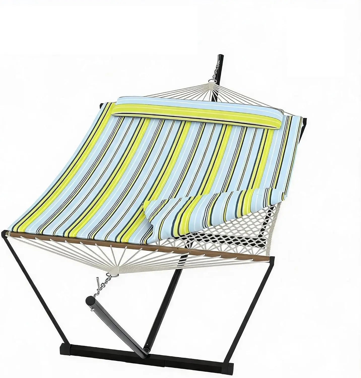HiMISS Double Hammock With Stand Outdoor Camping Relaxation