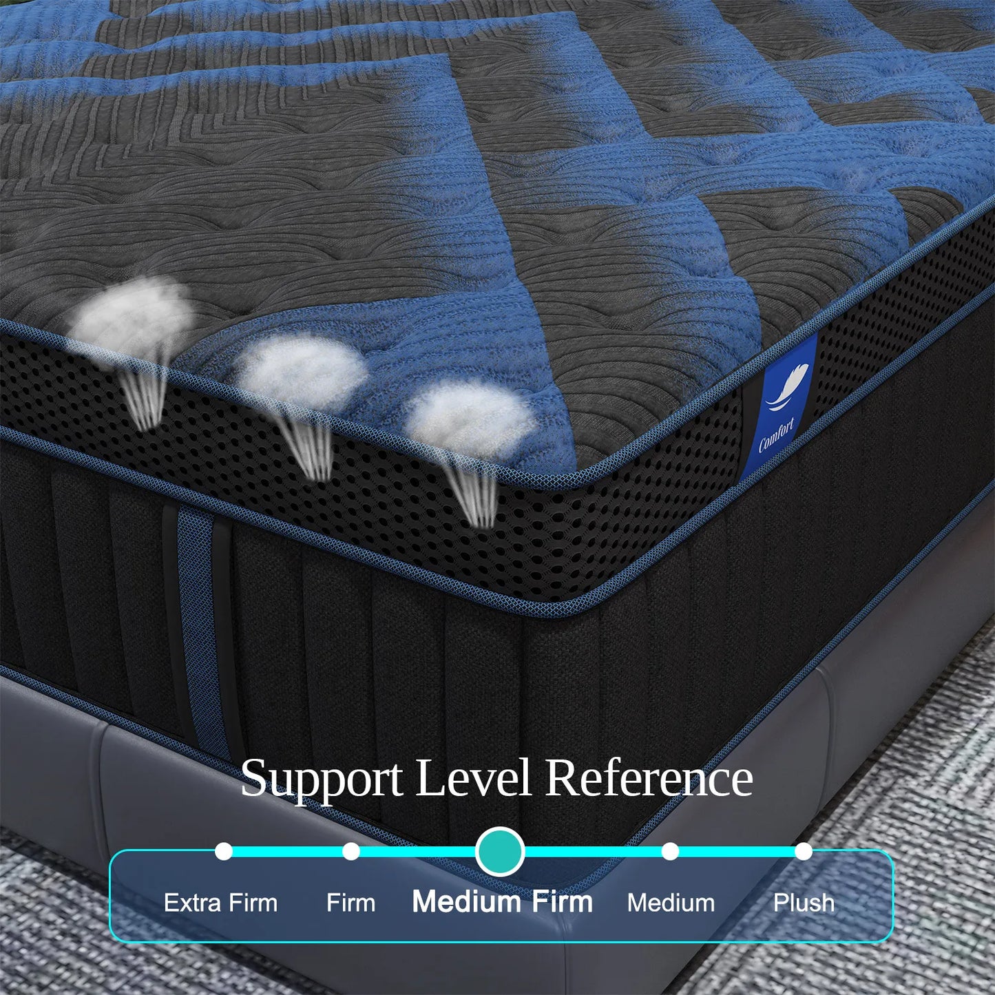 Sweetlove Hybrid Memory Foam Mattress With Euro Top Springs