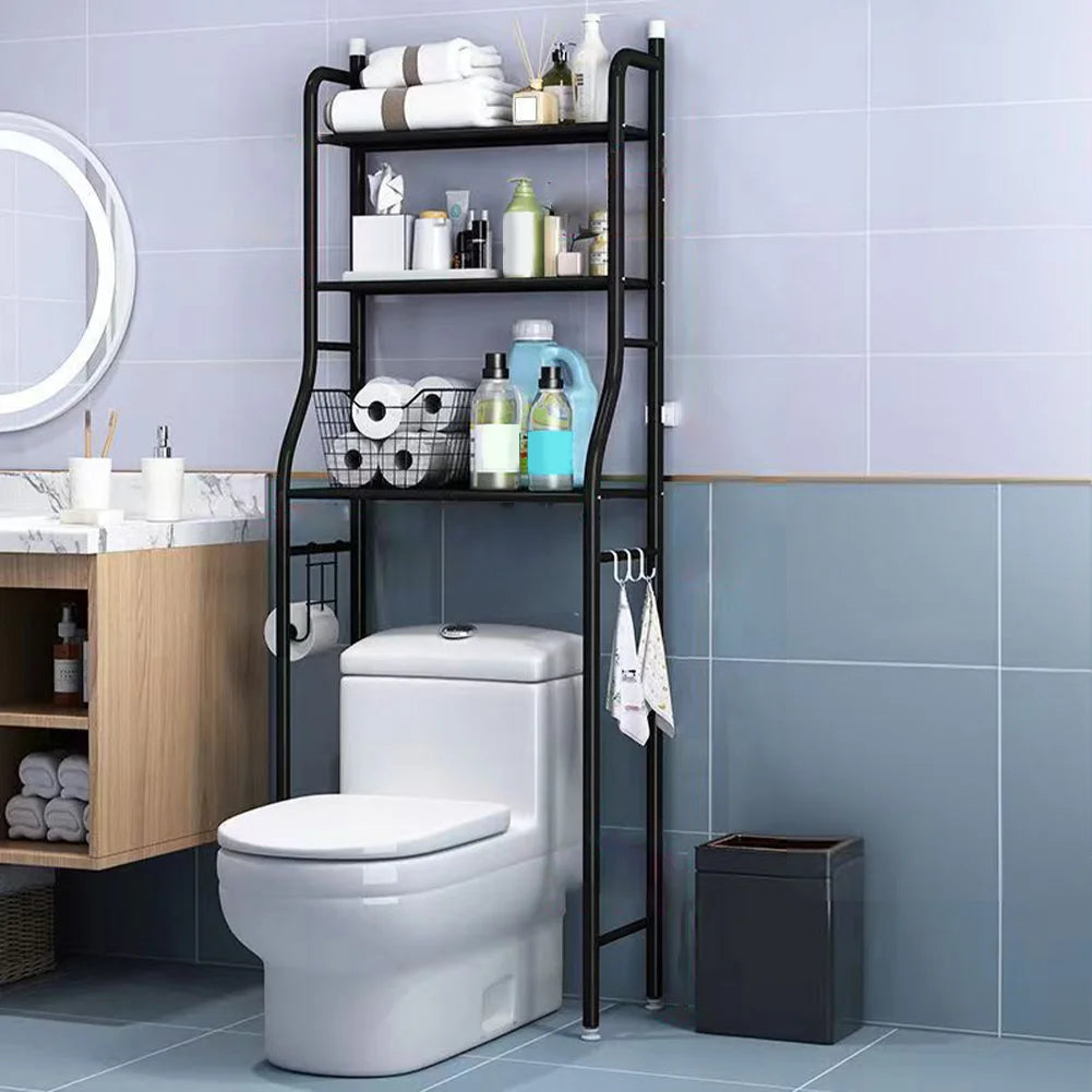 Studyset Over Toilet Storage Shelf 2/3-Tier Freestanding Metal Bathroom