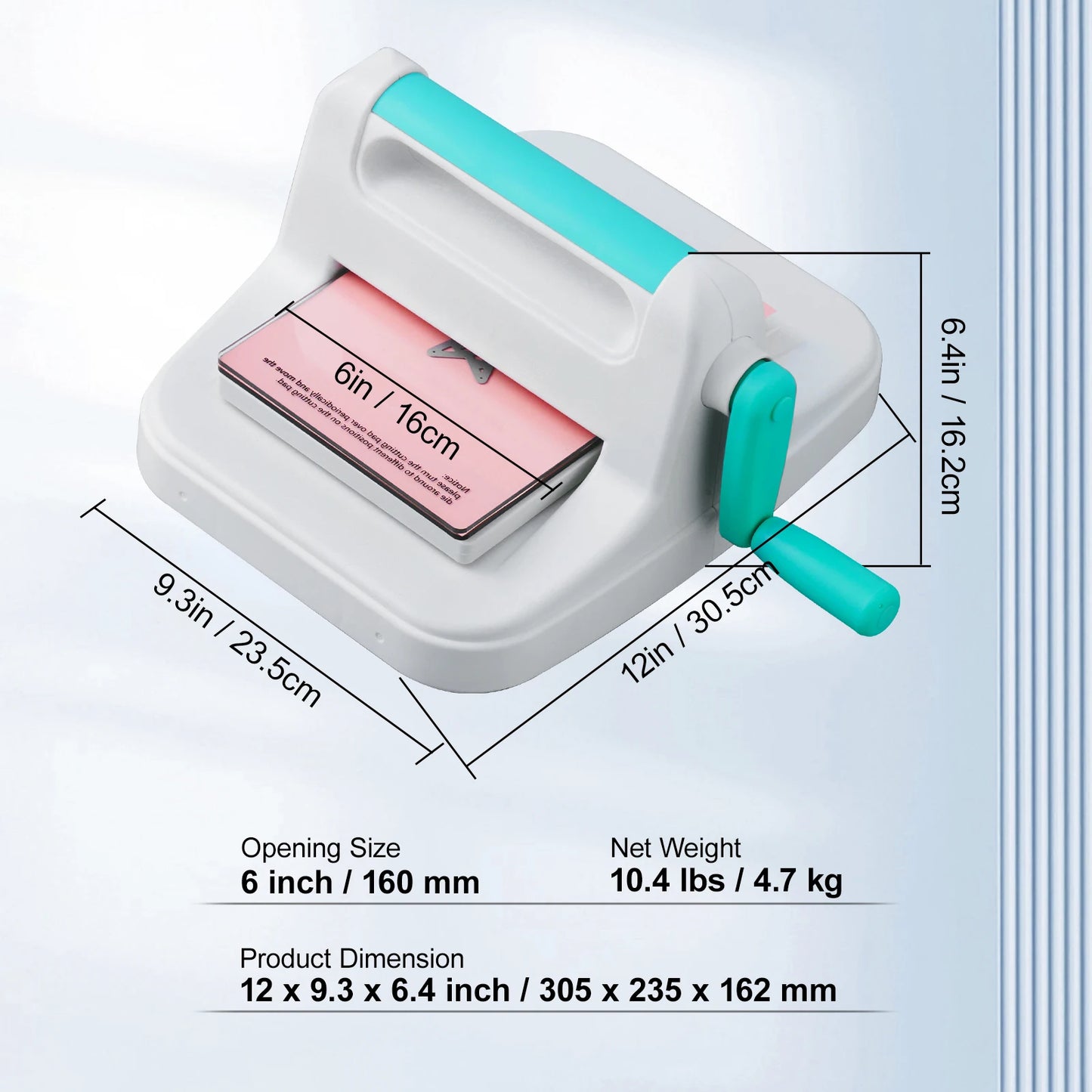 SucceBuy Manual Die Cutting Embossing Machine For Scrapbooking Crafts
