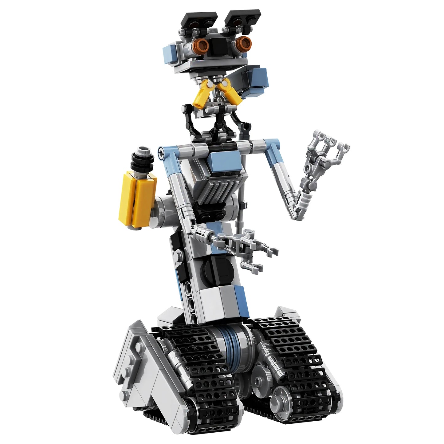 BuildMoc Johnny Five Robot Building Blocks Set Figure Toys Gift