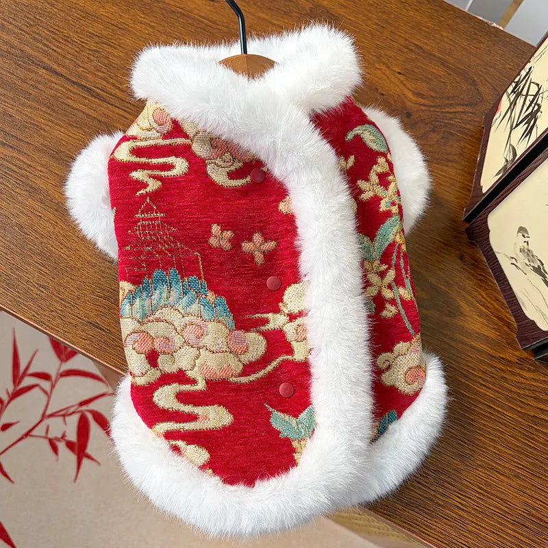 DKSTINYE Velvet Winter Pet Vest For Dogs And Cats For All Seasons