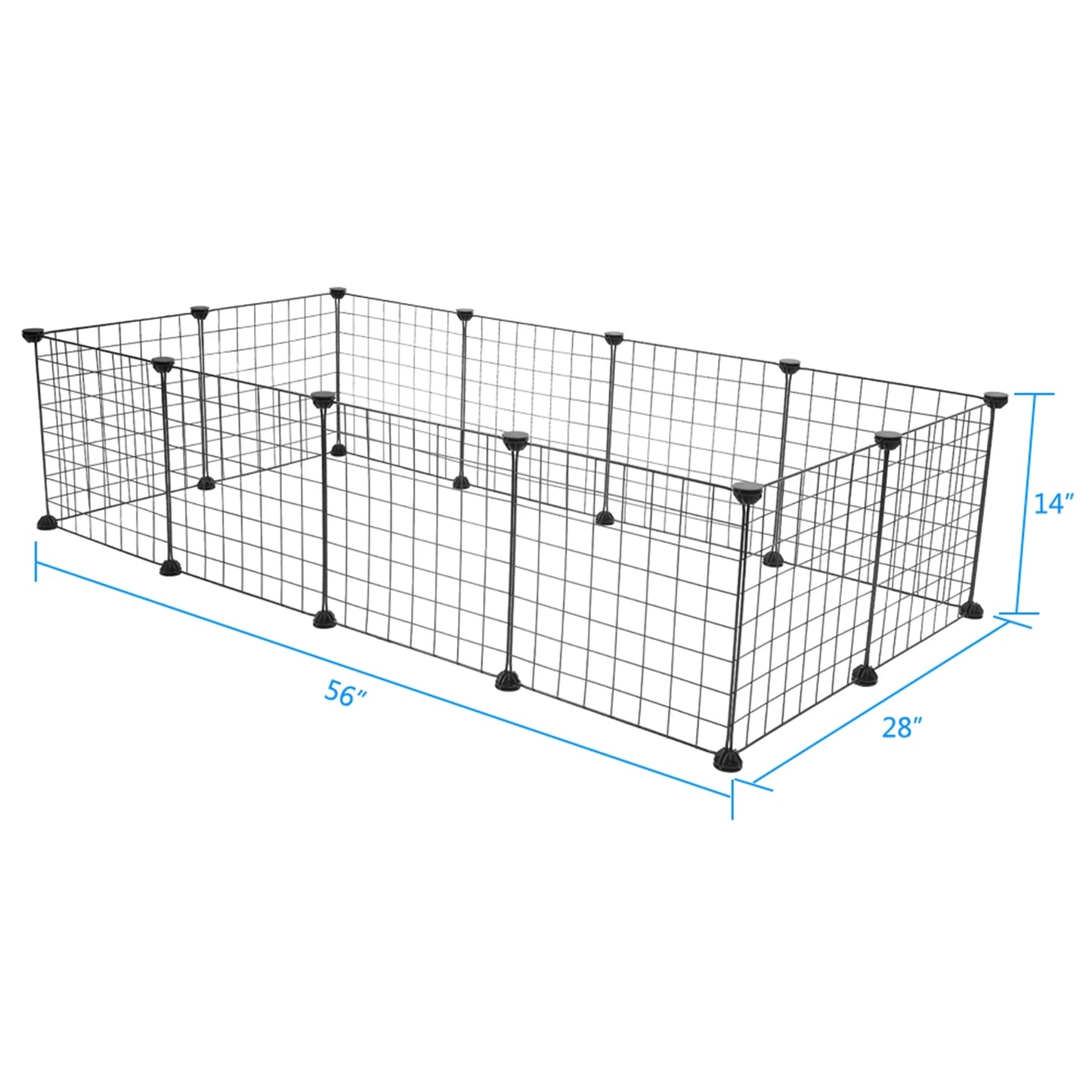Pet Playpen Small Animal Cage Indoor Portable Metal Wire Fence