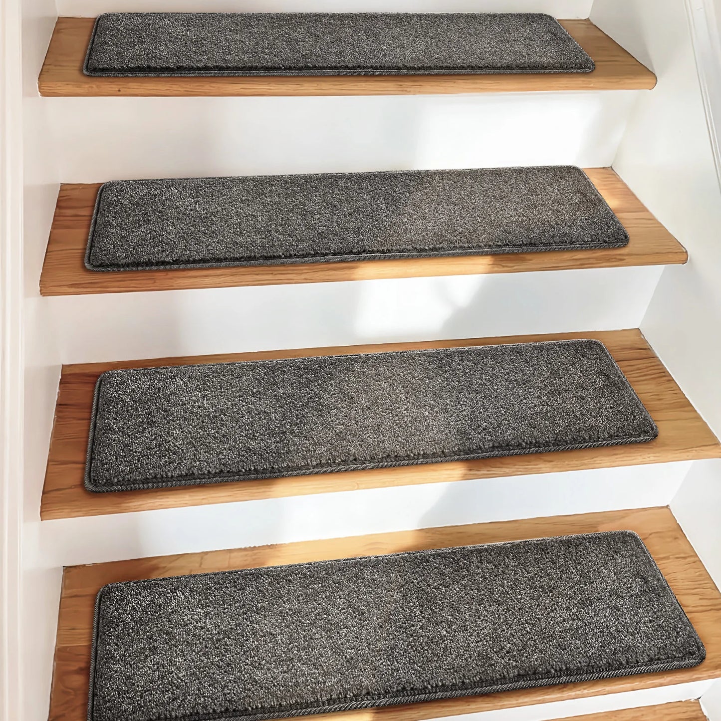 Non Slip Carpet Stair Treads Indoor Protection Washable And Reusable