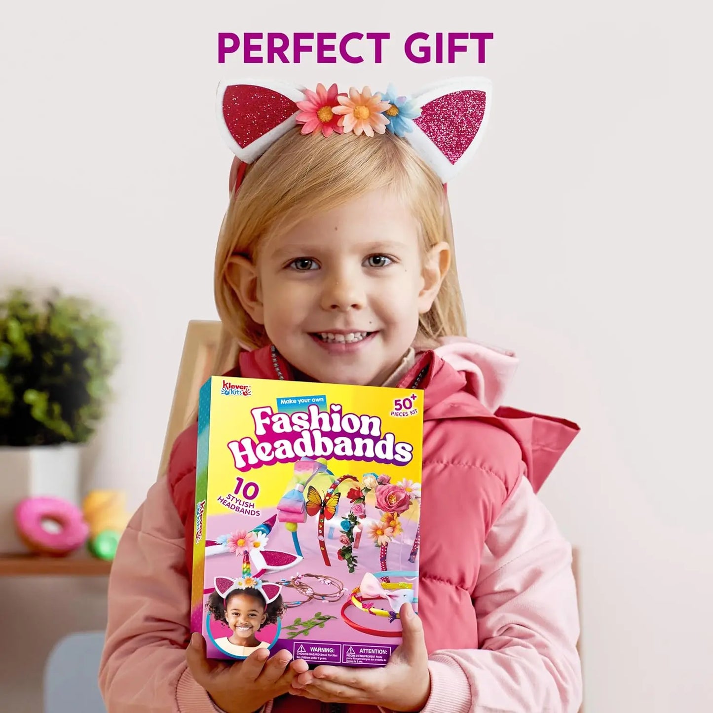 Joyfy DIY Headband Making Kit For Girls Creative Hair Crafts