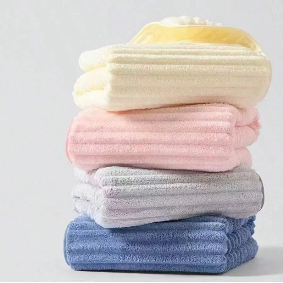 Super Soft Cotton Bath Towel Set Quick Drying Ultra Absorbent
