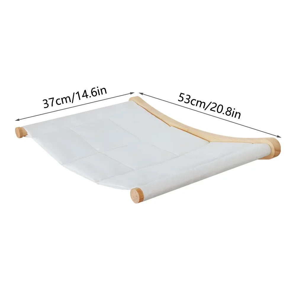 CWV Wall Mounted Cat Hammock and Climbing Shelves Indoor Cats