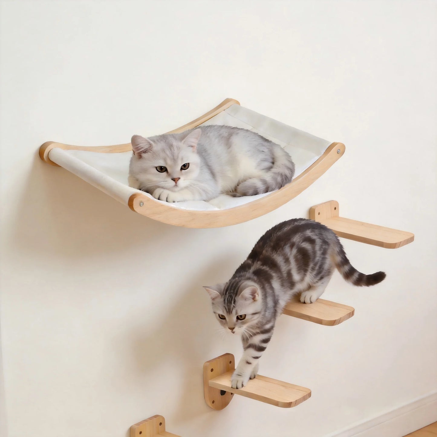 Wall Mounted Cat Roped Bridge With Sisal For Indoor Cats