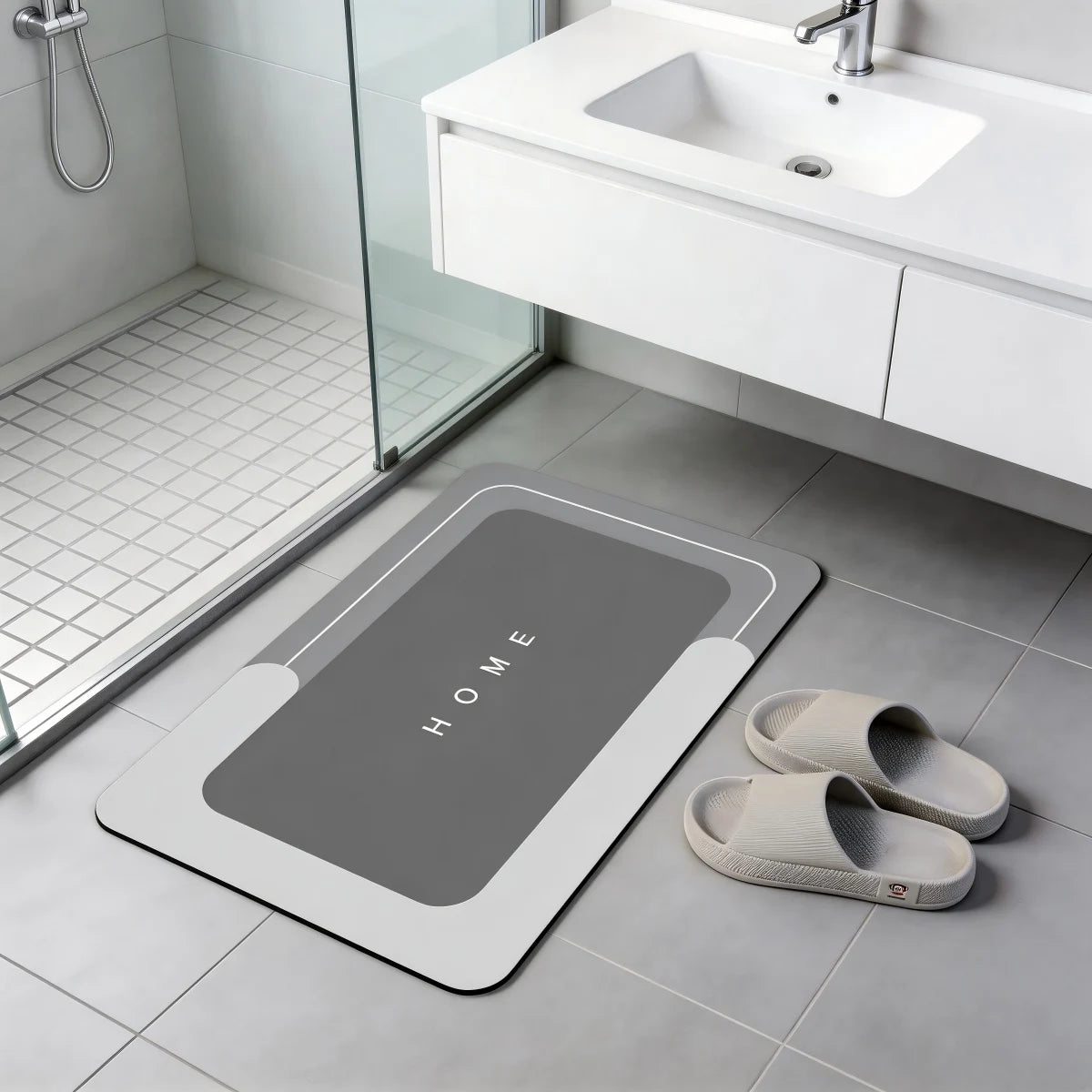Bath Toilet Rug Set 3 Piece Absorbent Quick Dry Bathroom