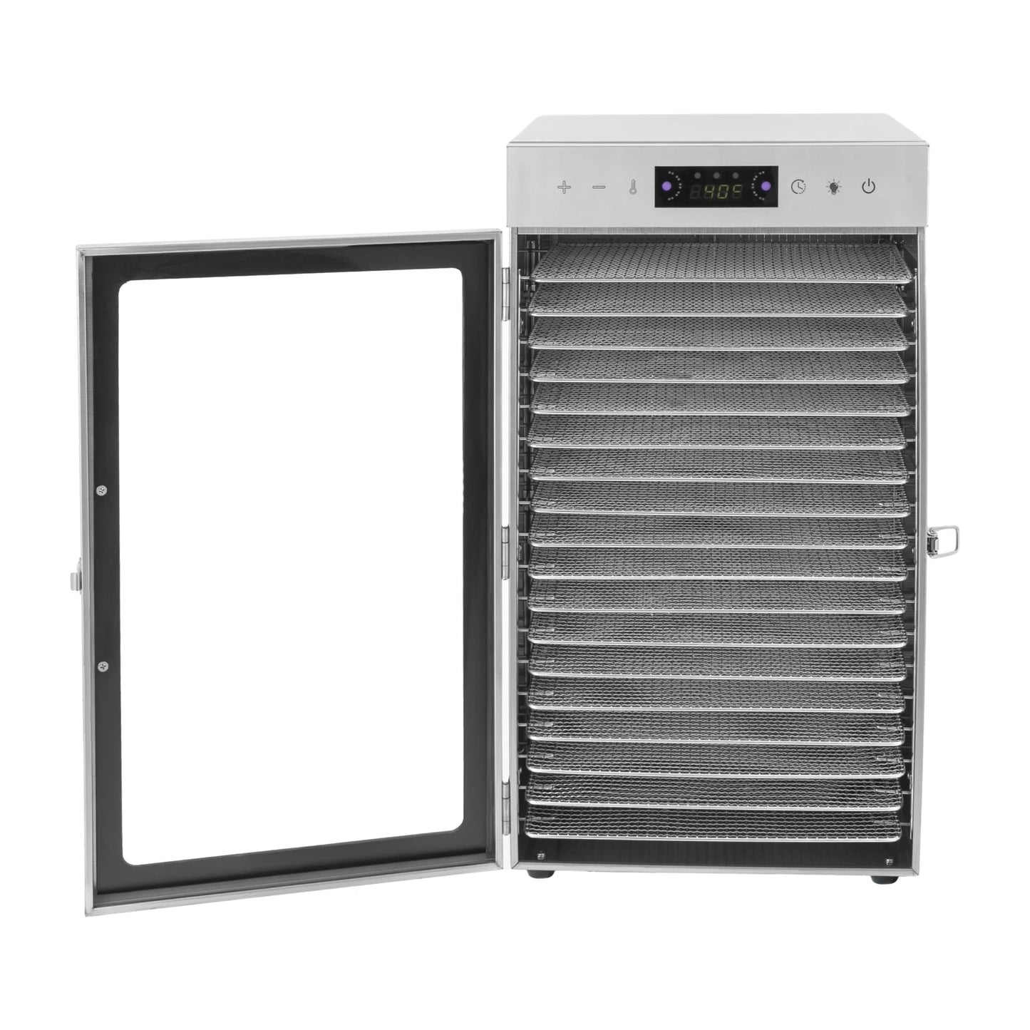 Bymaocar Commercial Dehydrator With 18 Stainless Steel Trays