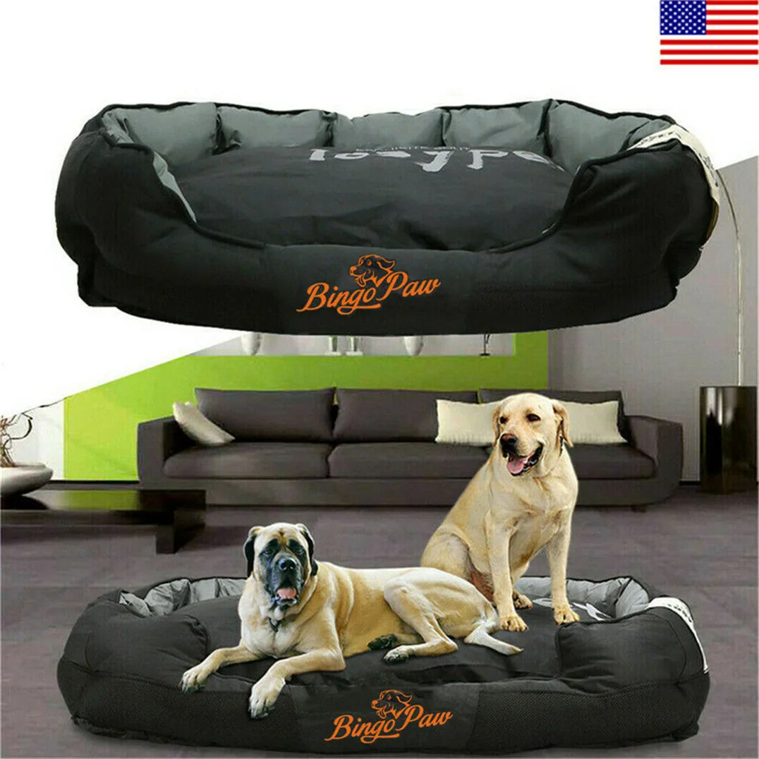 BINGOPAW Waterproof Orthopedic Dog Bed For Pets Washable Cozy