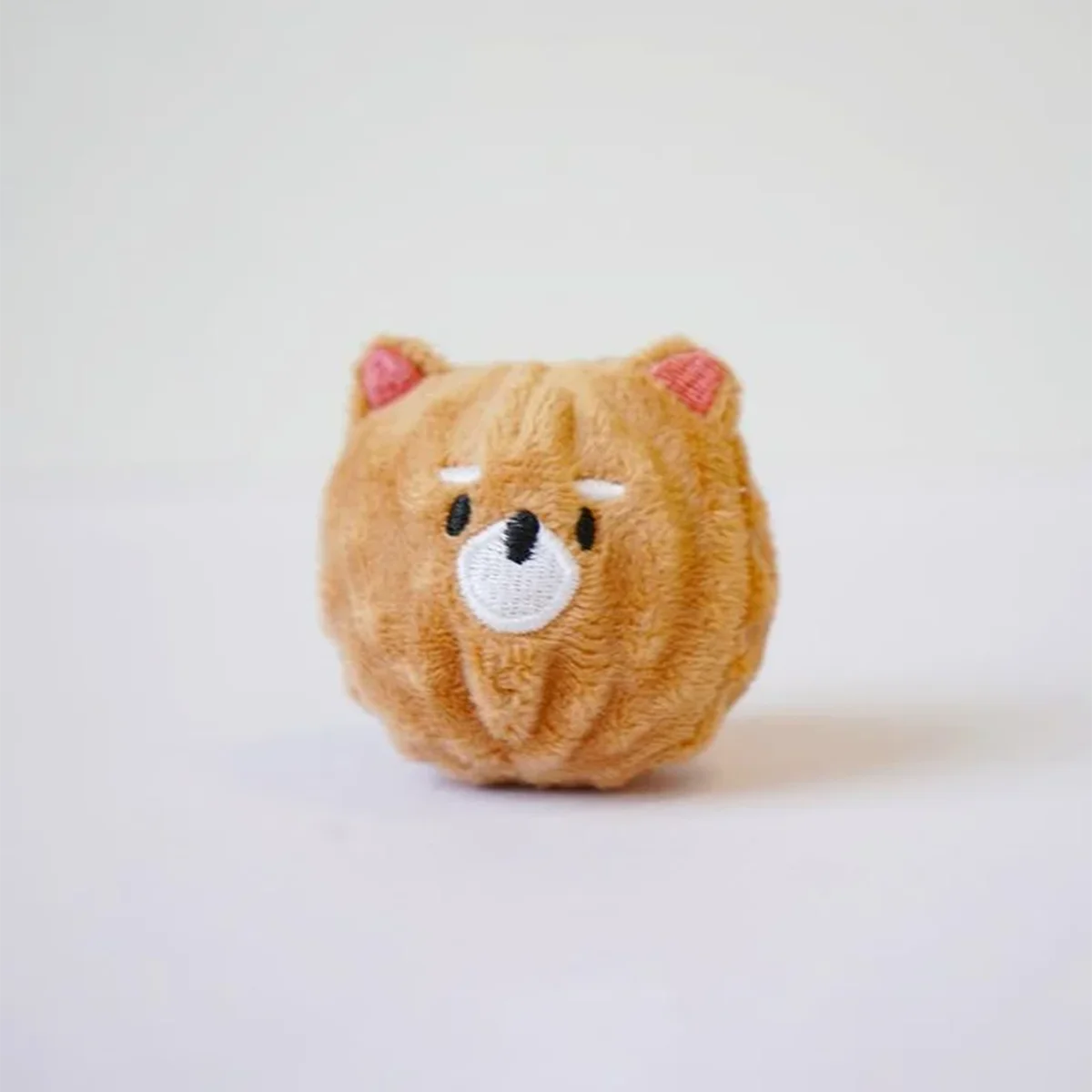 Squeaky Puppy Ball Toy Spiked Chew for Teeth Cleaning
