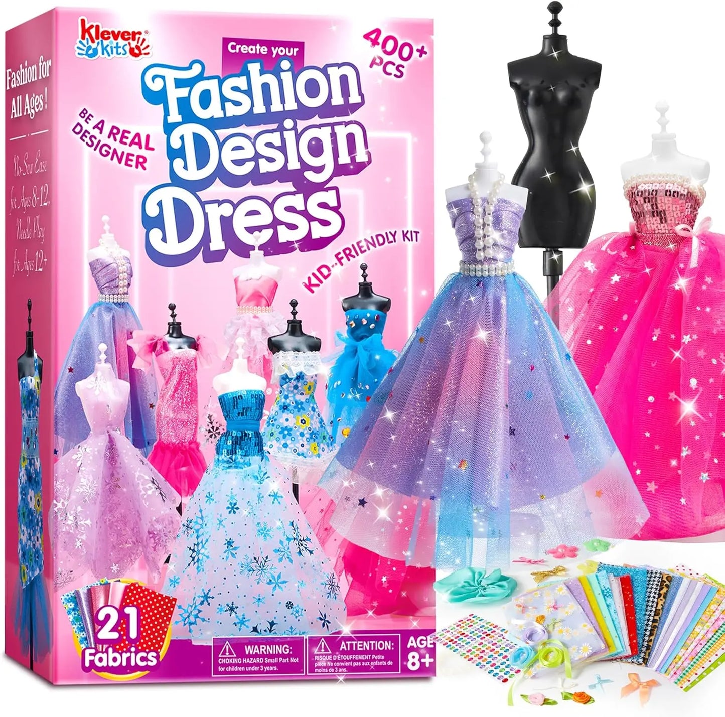 Joyfy 400 Pieces Fashion Design Craft Kit For Girls