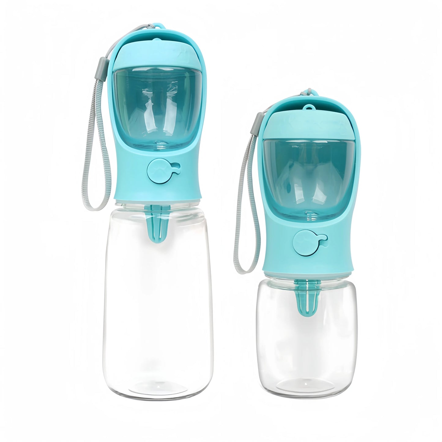 Portable Pet Water Bottle With Food Storage Dogs And Cats