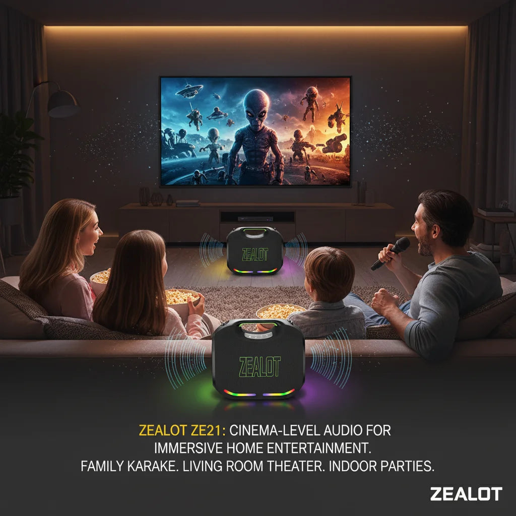 Zealot 400W Portable Bluetooth Speaker With 48000mAh Power Bank