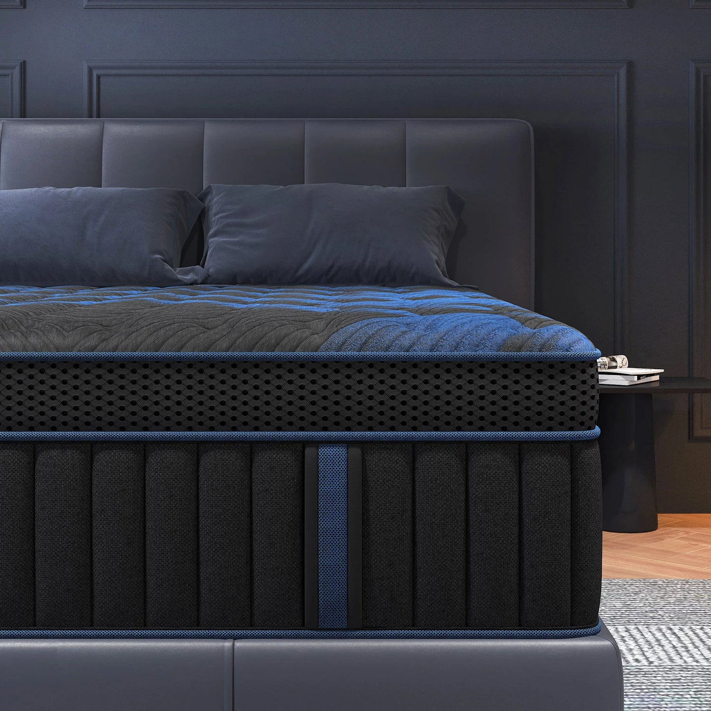 Sweetlove Hybrid Memory Foam Mattress In A Box Euro Top Medium Firm