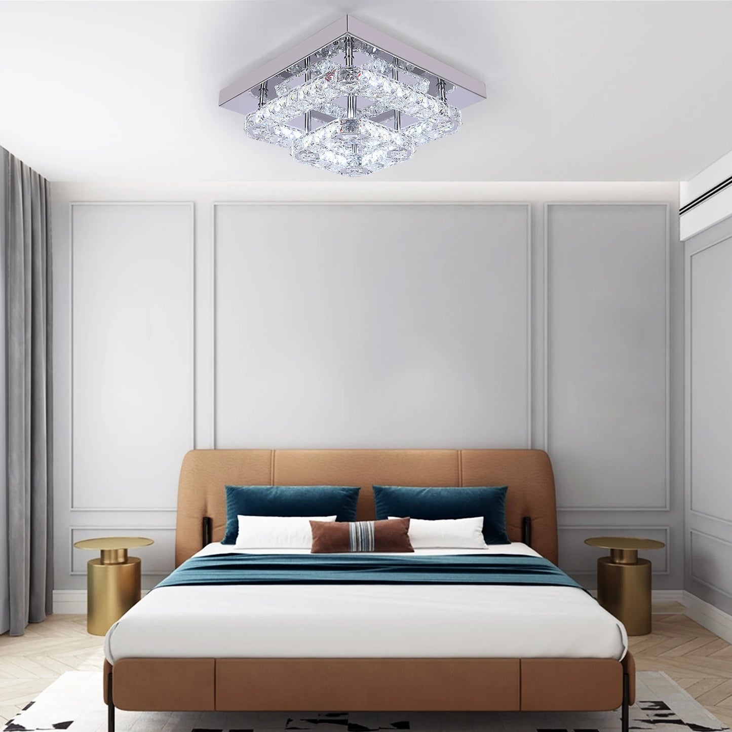 Vetrulus Crystal Chandelier Luxury Living Room Ceiling Light
