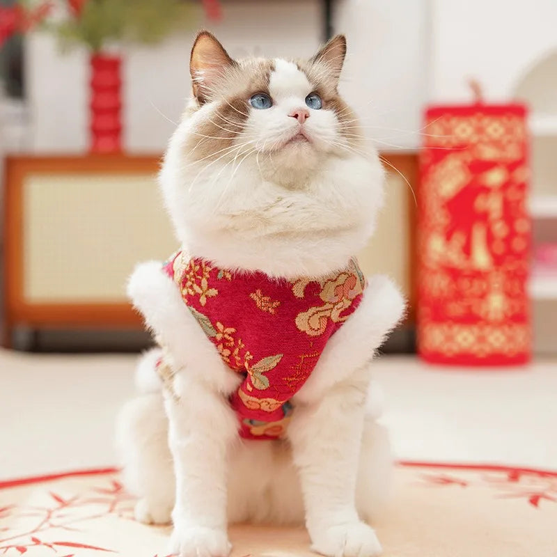 DKSTINYE Velvet Winter Pet Vest For Dogs And Cats For All Seasons