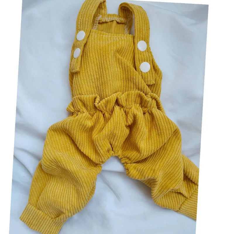 Dog Jumpsuit Overalls With Straps For Small And Medium Dogs