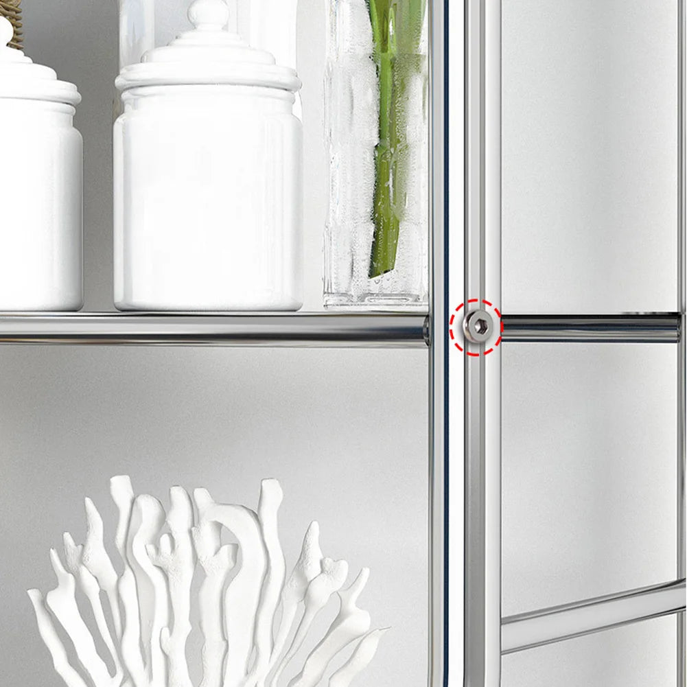 Studyset Over Toilet Storage Shelf 2/3-Tier Freestanding Metal Bathroom