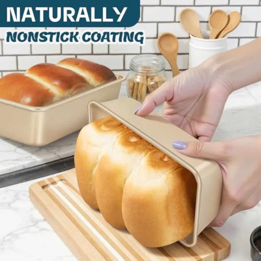 Nonstick Baking Pans Set 6 Stackable Bakeware With Cookie Sheet