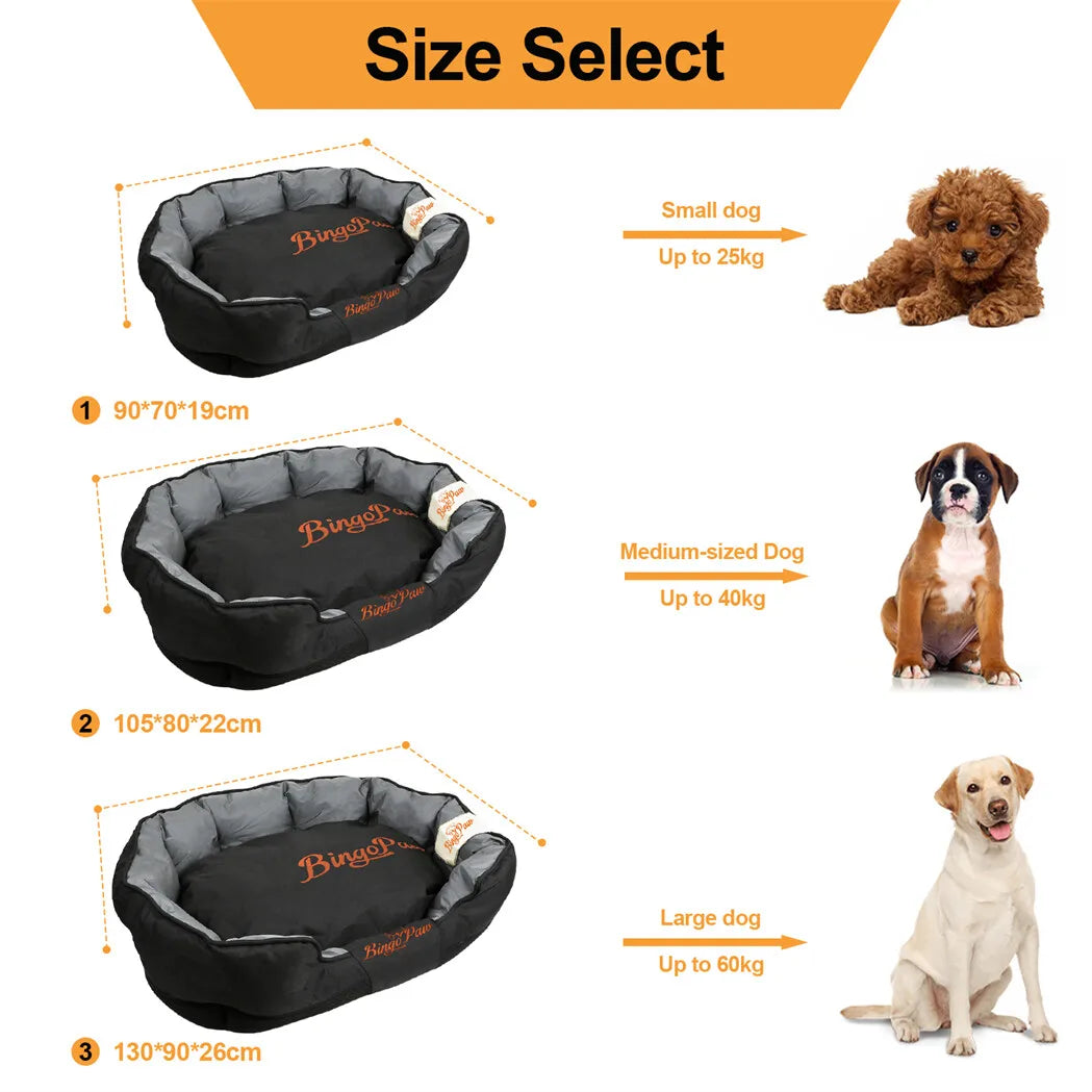 BORWART Orthopedic Dog Bed Waterproof Removable Cushion