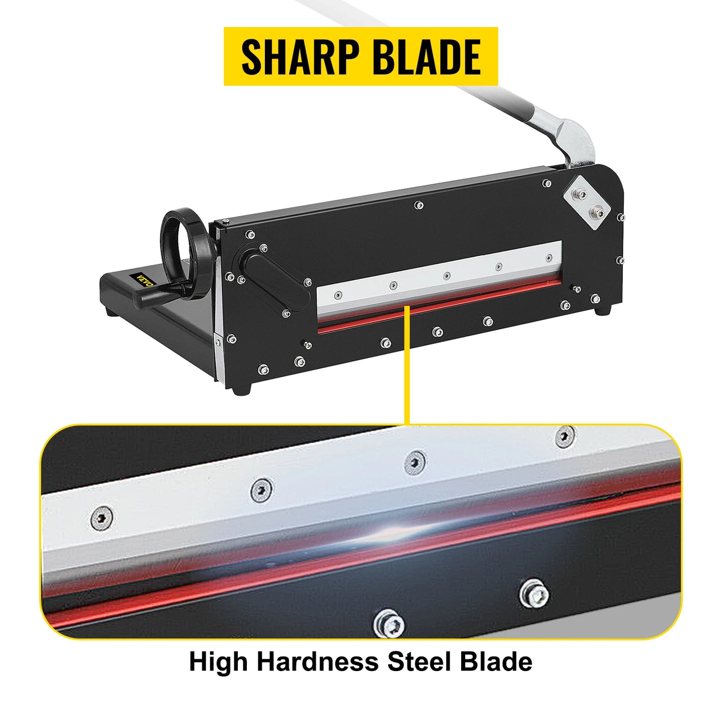 SucceBuy A4 12"Manual Paper Cutter Heavy Duty Guillotine Trimmer 300 Sheets Die Cutter Use for Home Office Laboratory Commercial