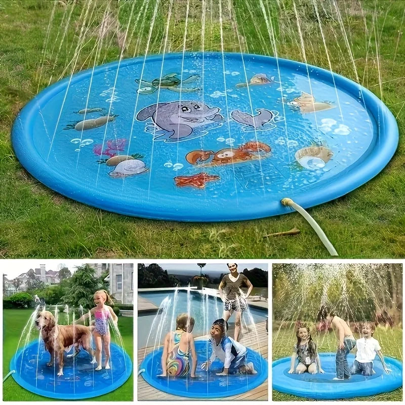 Outdoor Dog Bath Basin With Water Spray And Cooling Pool