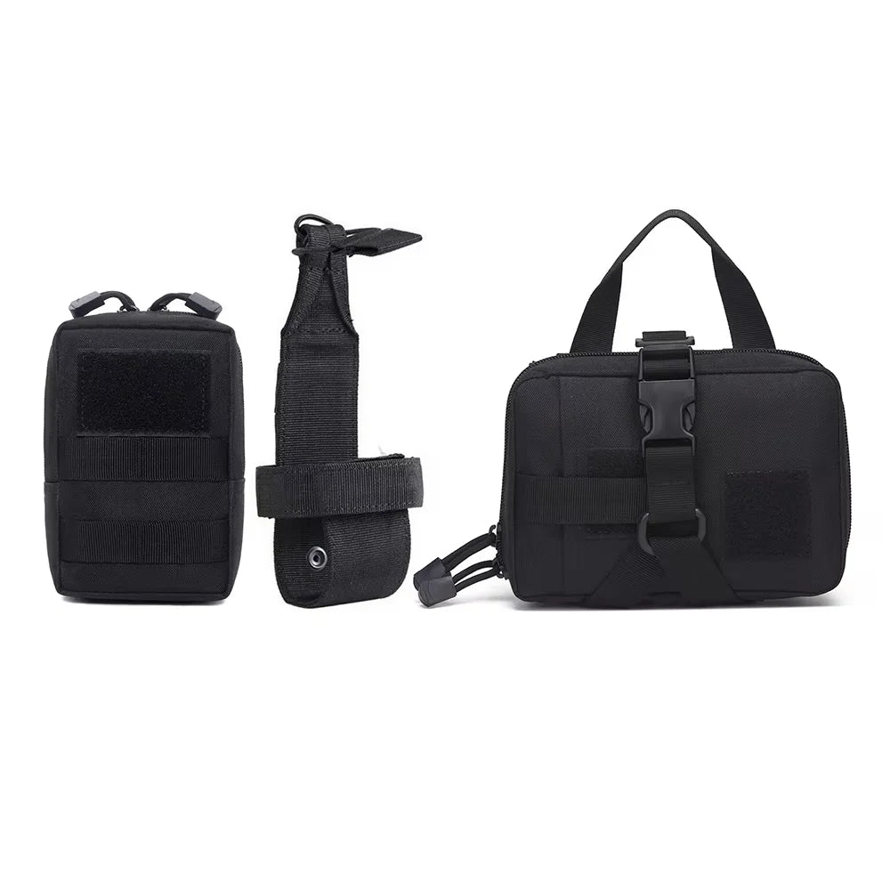 Dog Tactical Bags Set Molle Pouches for Harness Attachment Gear
