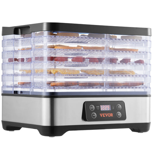 Vevor 5 Tray Electric Food Dehydrator With Digital Controls