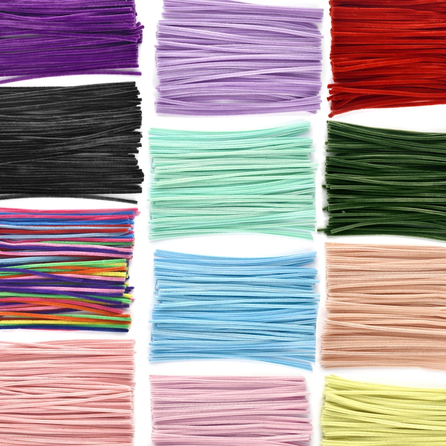 Chenille Stems Twist Bar Craft Set 100 Pieces DIY Projects