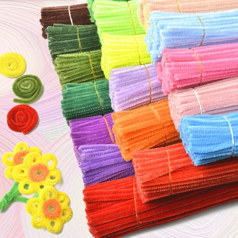 Chenille Stems Twist Bar Craft Set 100 Pieces DIY Projects