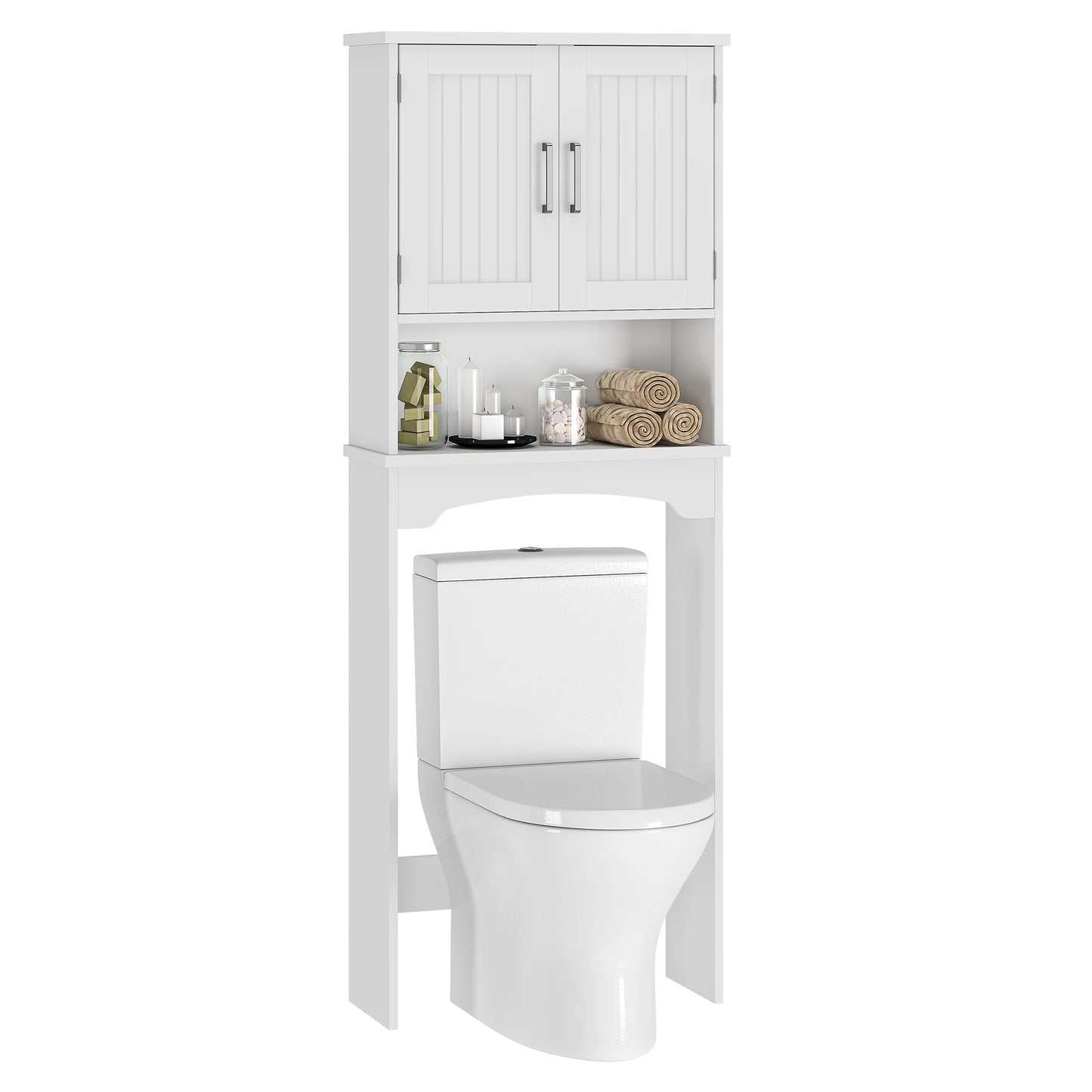 HiMISS Over Toilet Storage Cabinet With Anti-Tip Device