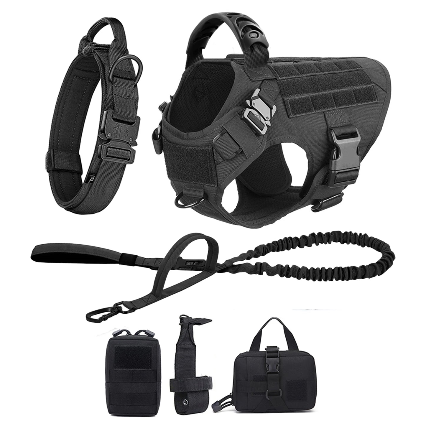 Durable Dog Harness And Leash Set For Training And Walking