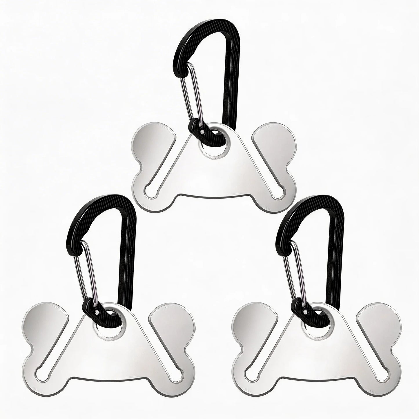 Stainless Steel Hands Free Dog Poop Bag Holder With Clip