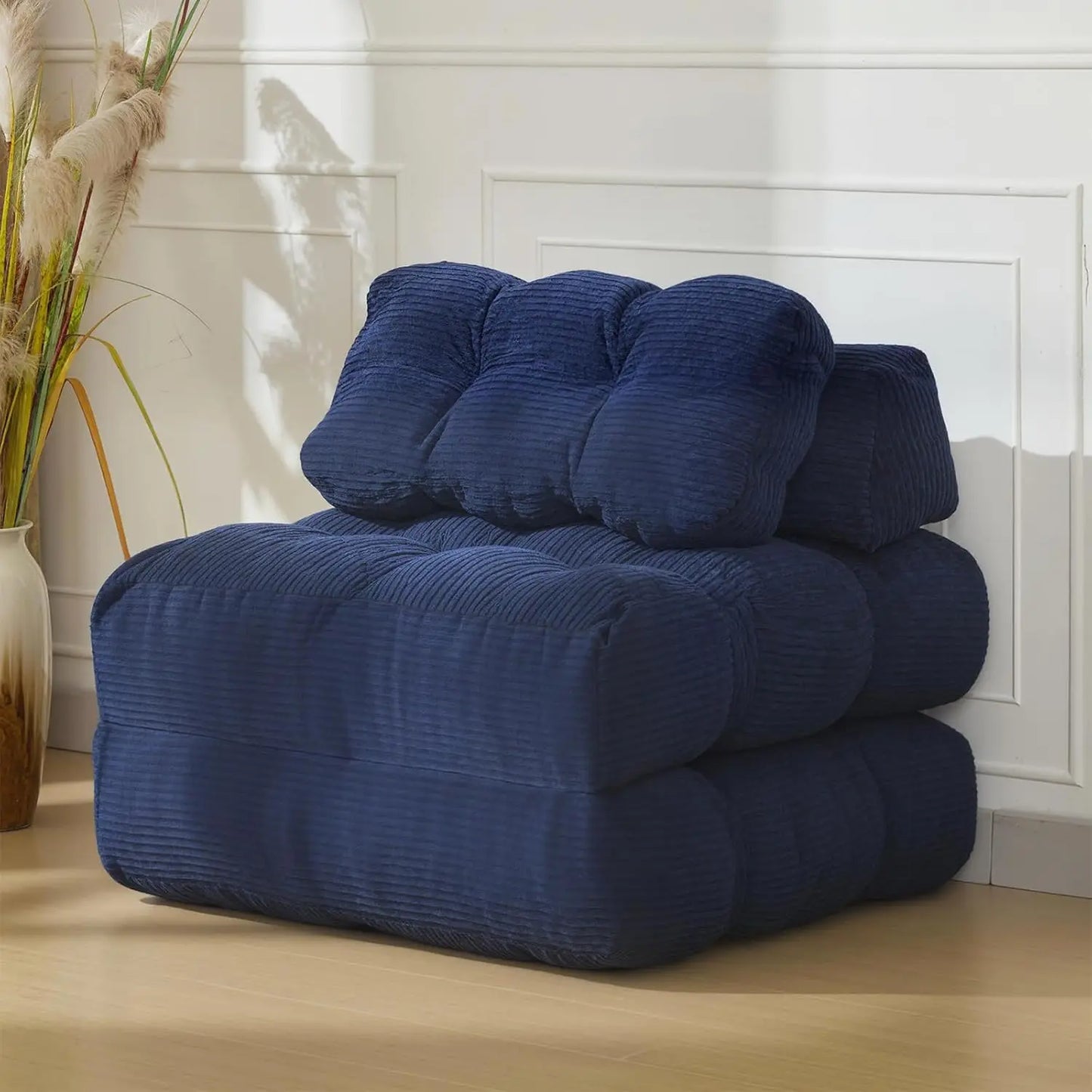 HiMISS Folding Sofa Bed Convertible Sleeper Chair with Side Pocket