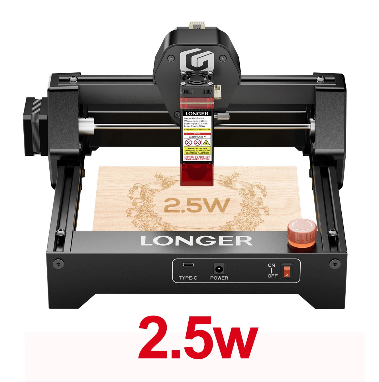 Longer Mini Laser Engraver Portable Cutter For Wood Leather Acrylic