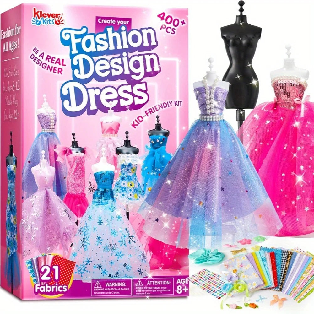 Joyfy 400 Pieces Fashion Design Craft Kit For Girls