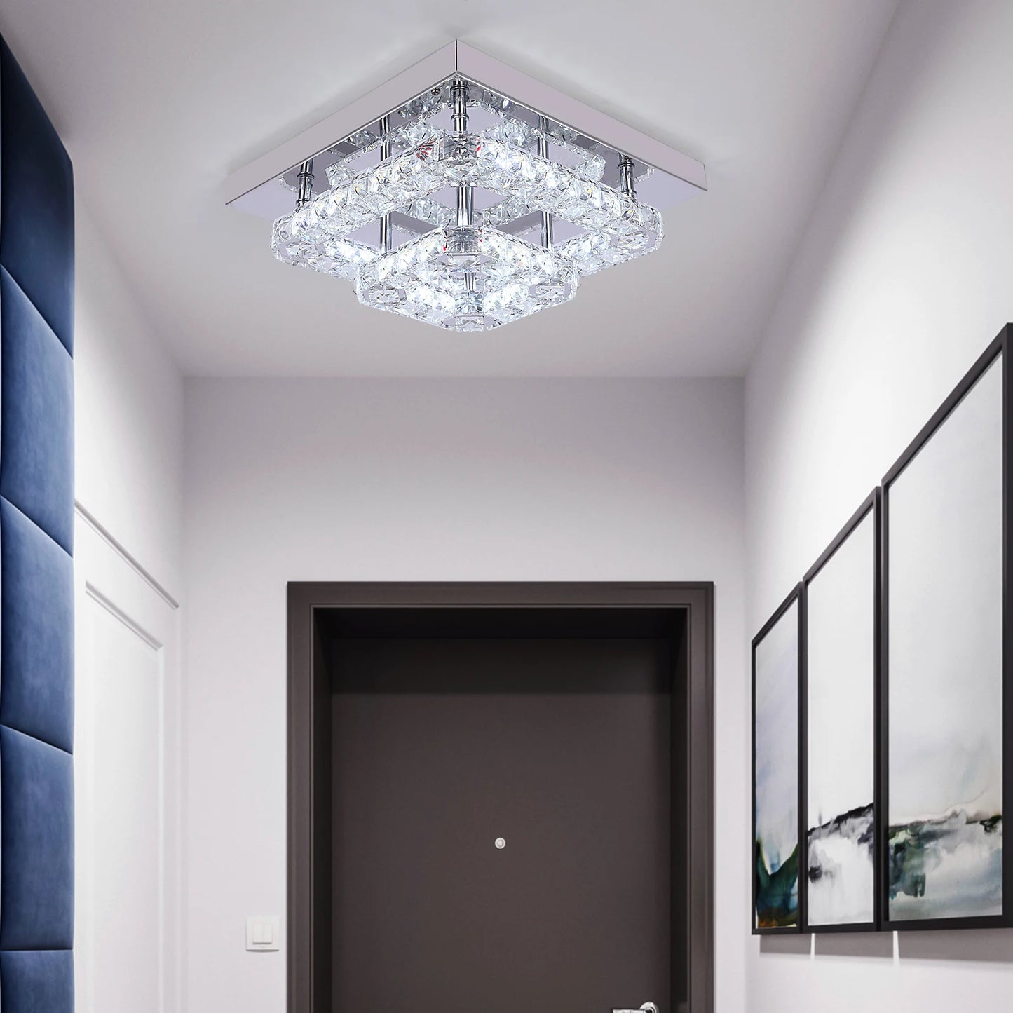 Vetrulus Crystal Chandelier Luxury Living Room Ceiling Light
