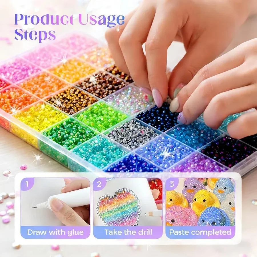 Bedazzler Kit With Rhinestones for Diamond Art and Nail Art