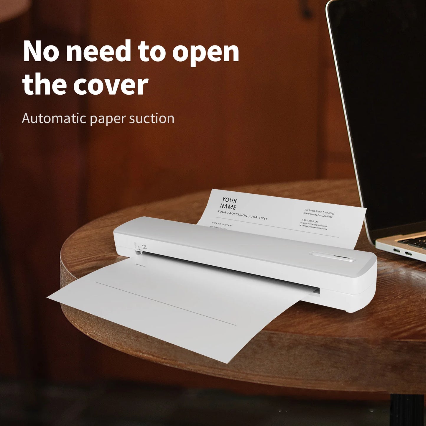TakeYou Portable Wireless Thermal Printer 300DPI For Android iOS