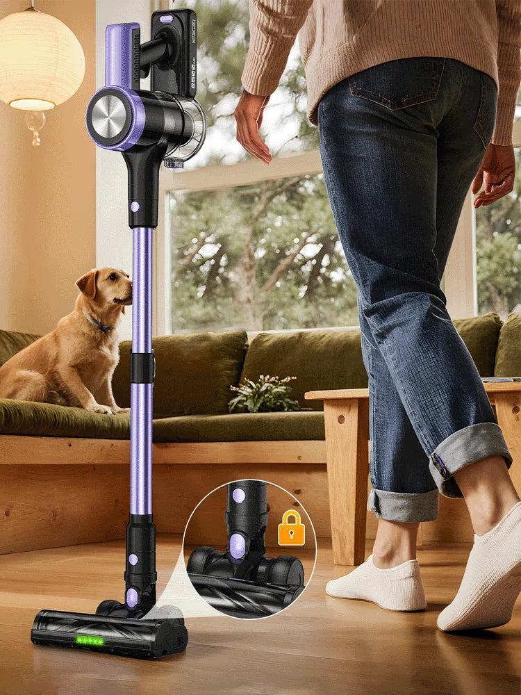 SUXIANGVAC 500W Cordless Vacuum Cleaner With Smart LED Display