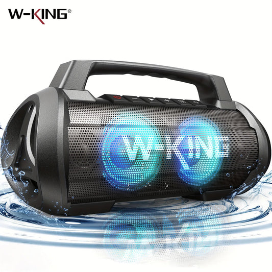 W-King 70W RMS Portable Bluetooth Speaker With Waterproof Bass Boost