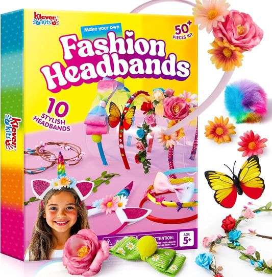 Joyfy DIY Headband Making Kit For Girls Creative Hair Crafts