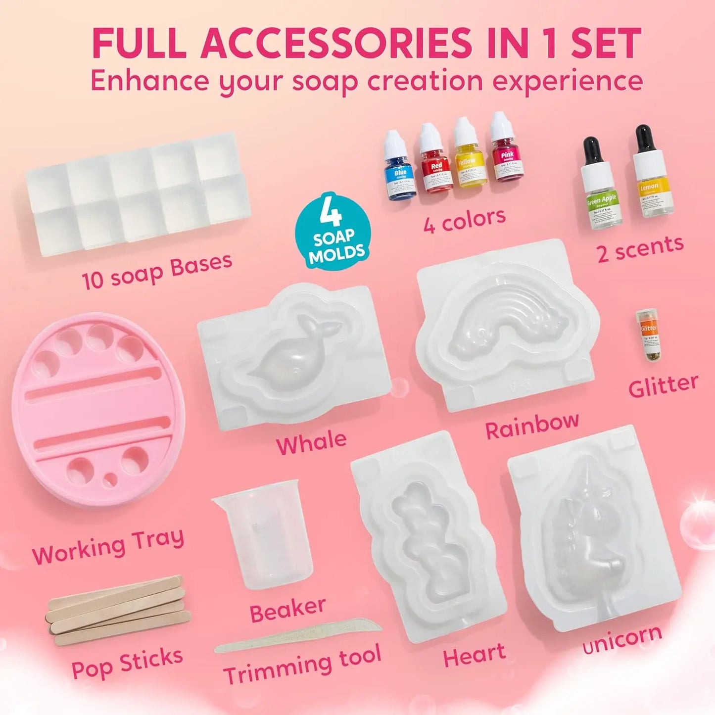 Joyfy Unicorn Soap Making Kit For Kids STEM Craft Activity