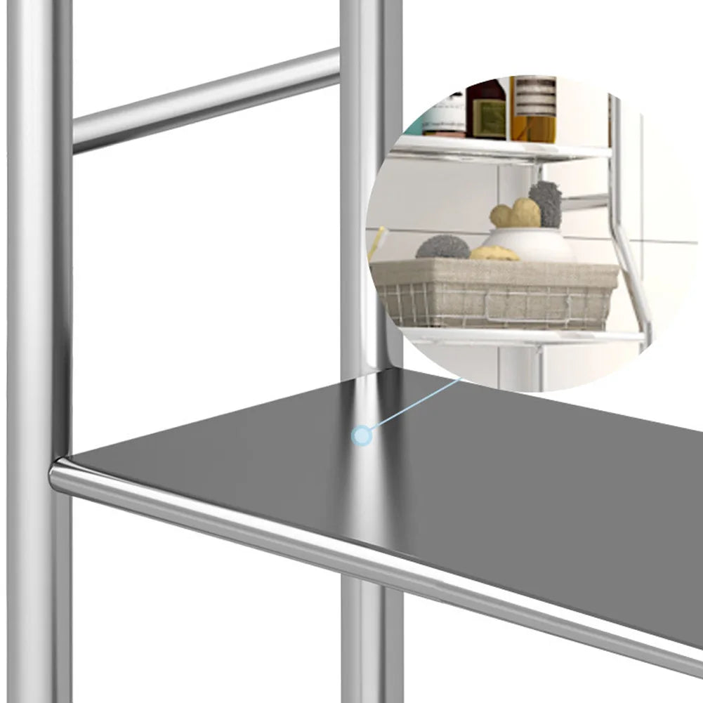 Studyset Over Toilet Storage Shelf 2/3-Tier Freestanding Metal Bathroom