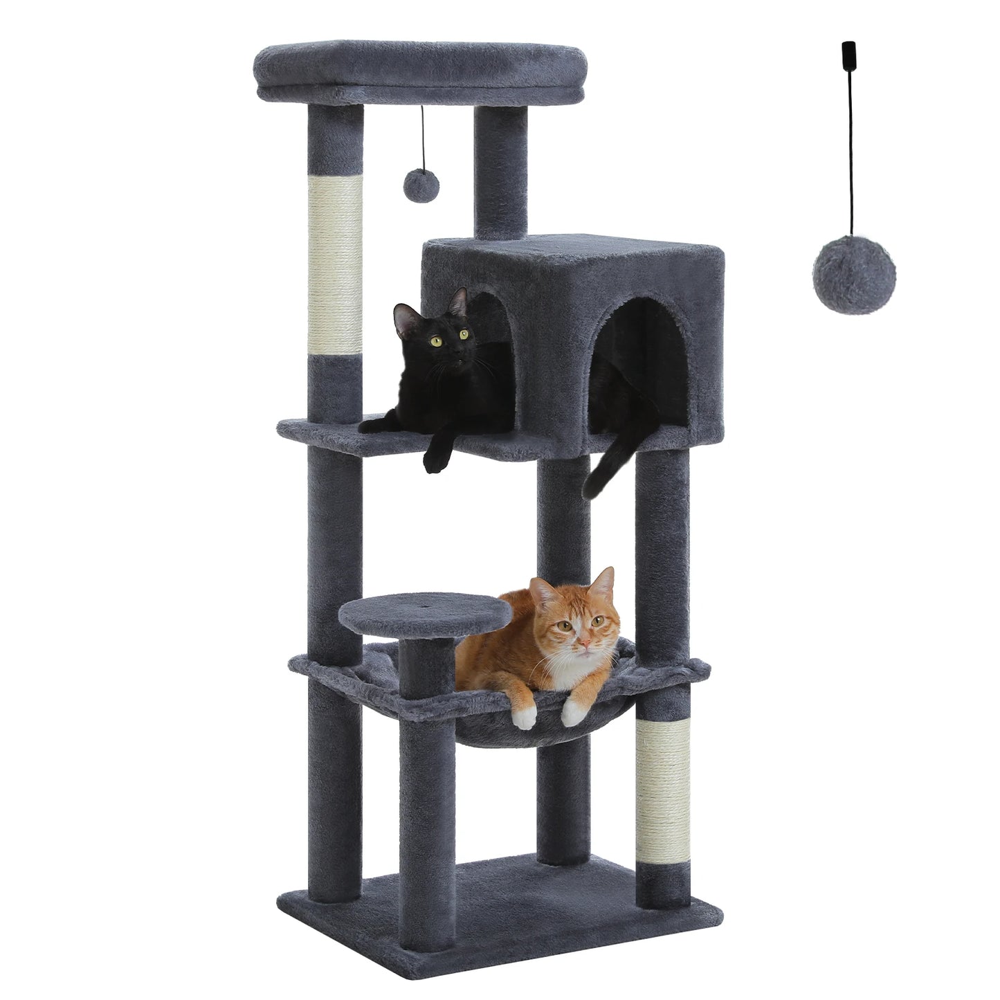 PAWZ Road Four Level Cat Tree With Sisal Posts